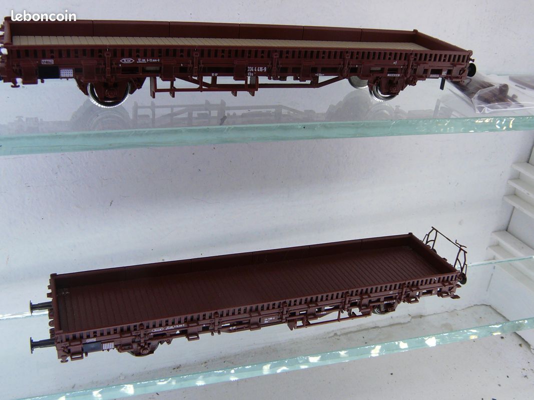 Roco 46640 – Lot De 2 Wagons DB à Parois Coulissantes – Échelle HO – Neuf En Boîte