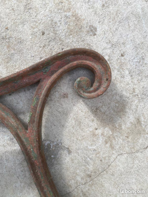 Structure banc vintage en fonte (image 3)