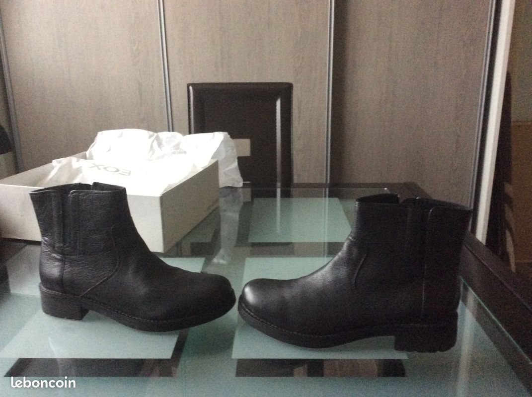 Bottines cuir Geox neuf (image 2)