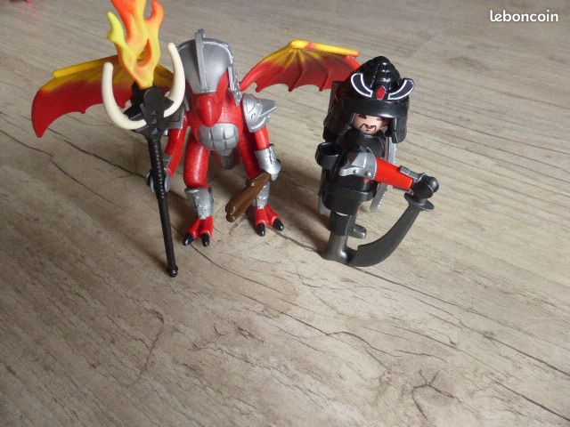PLAYMOBIL 5463 SAMOURAI ET DRAGON comme NEUF (image 2)