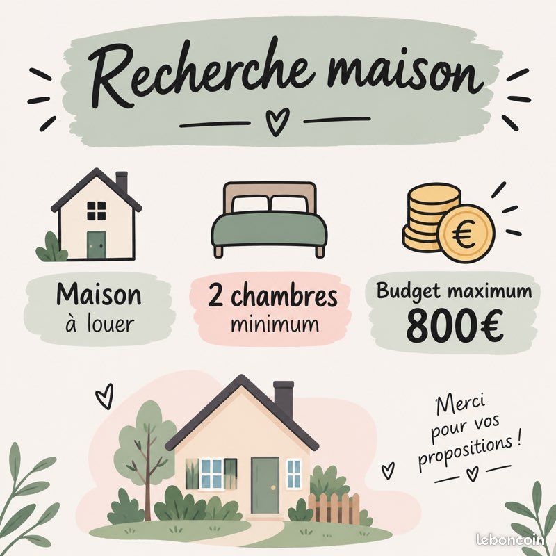 Maison 3 pièces 60 m² · à Dreux · 60 m² · 800 €/mois