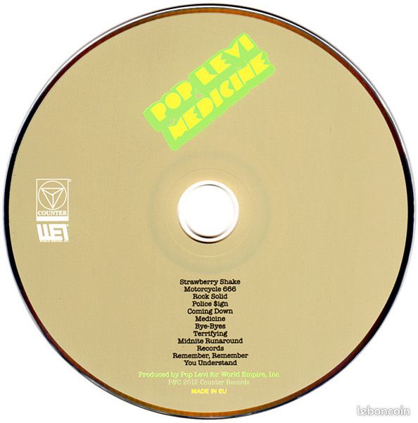 ♥🎼CD🇬🇧✦ Pop Levi (Medicine) ✷ 2012 (image 3)