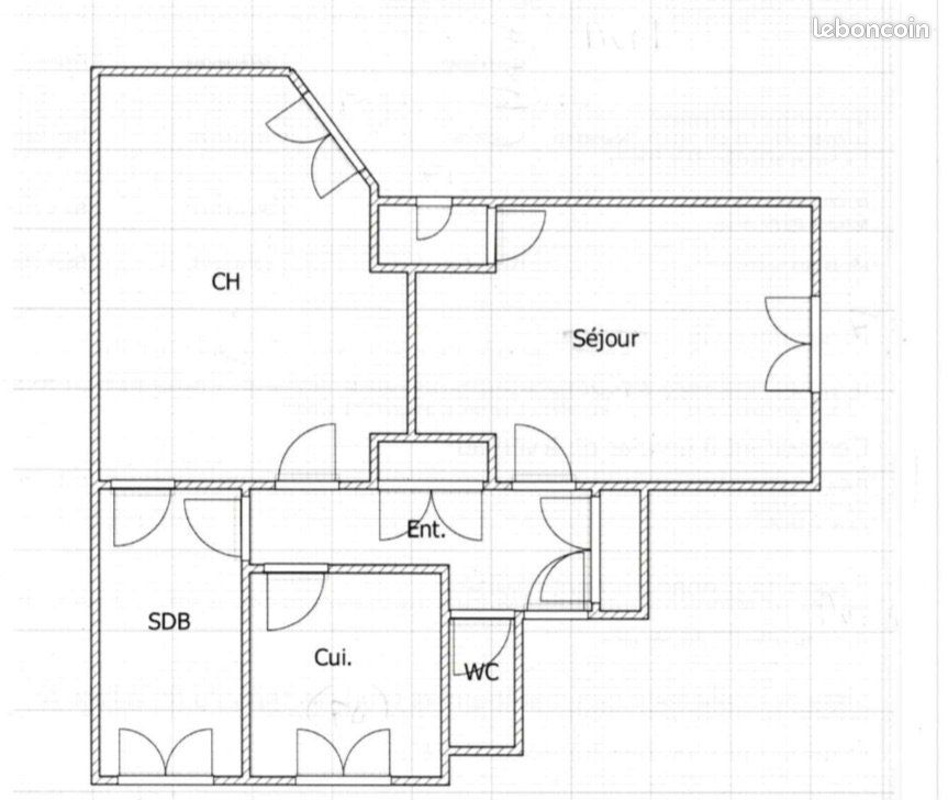Appartement a louer saint-cloud - 2 pièce(s) - 54 m2 - Surfyn