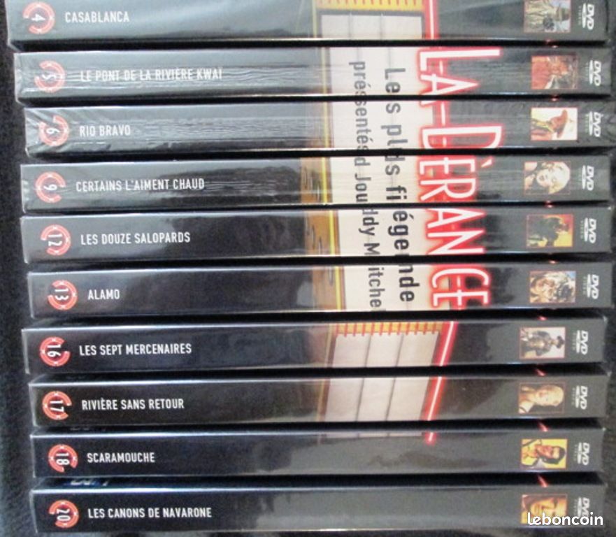 A saisir : Lot de 10 DVD La Dernière Séance, Eddy Mitchell, neufs sous blister (image 1)