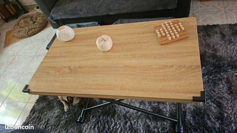 Table basse relevable et extensible neuve BUT (image 1)