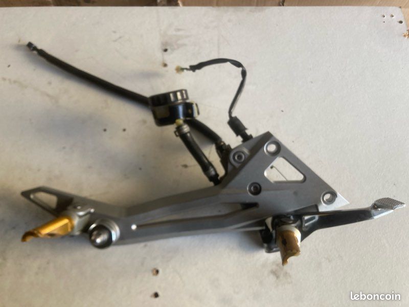 Cales Repose-pieds Neuves Pour Kawasaki Z750, Z1000, ZRX, ZX... - Gris Fabrication Française
