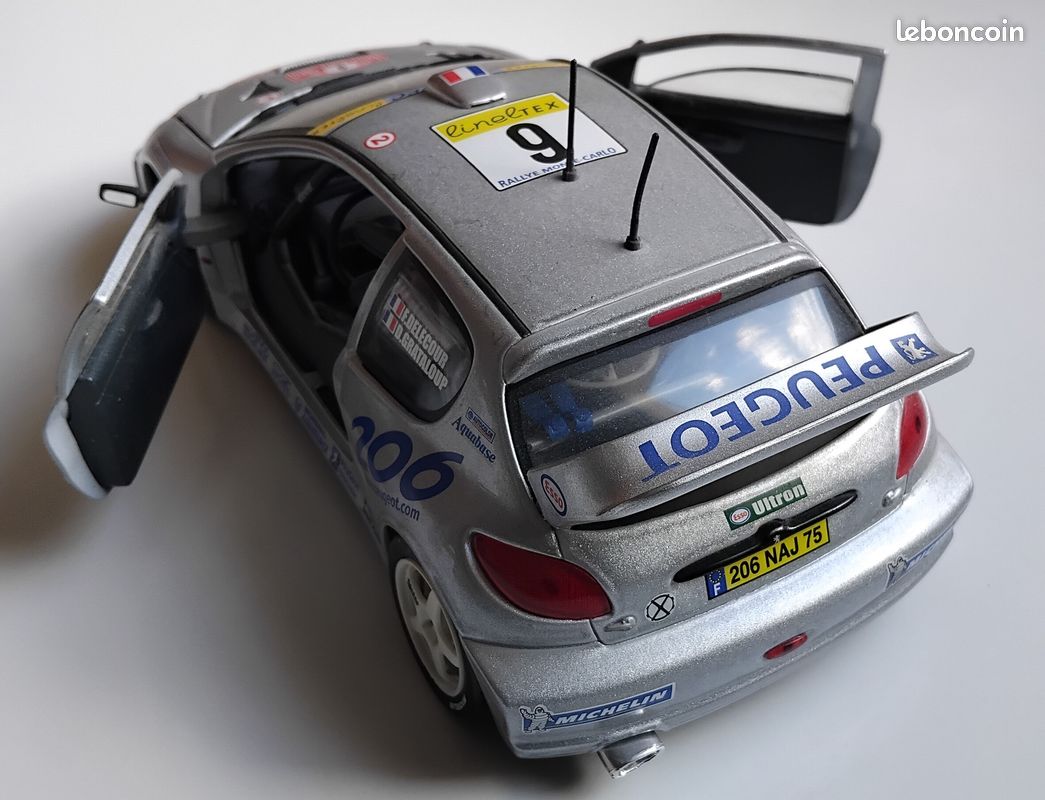 Peugeot 206 WRC - Rallye de France 1999 - Panizzi - Solido 9016