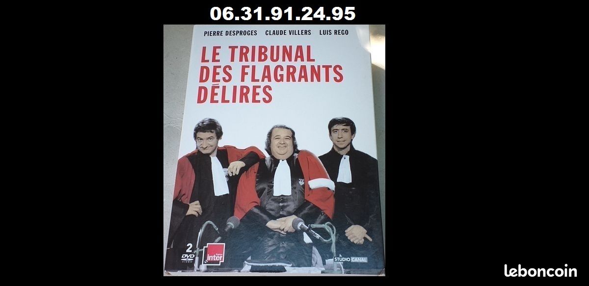Le tribunal des flagrants délires . Coffret de 2 dvd (image 1)