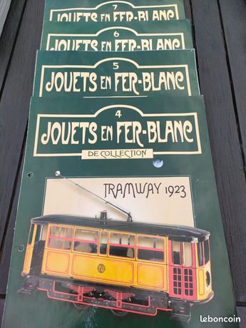 NEUF TIN TOY JOUET MECANIQUE PAYA CLEF FER BLANC FABBRI WAGON SHELL TRAIN JAUNE