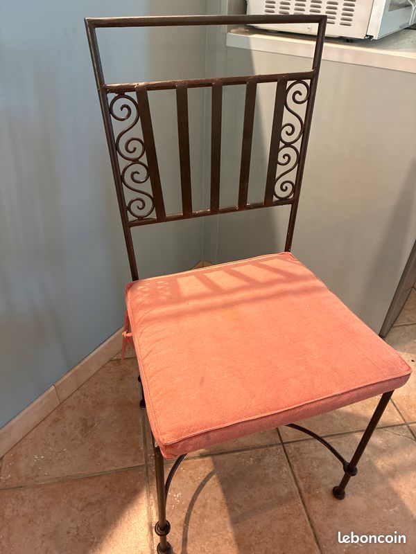Chaise fer forgé (image 3)