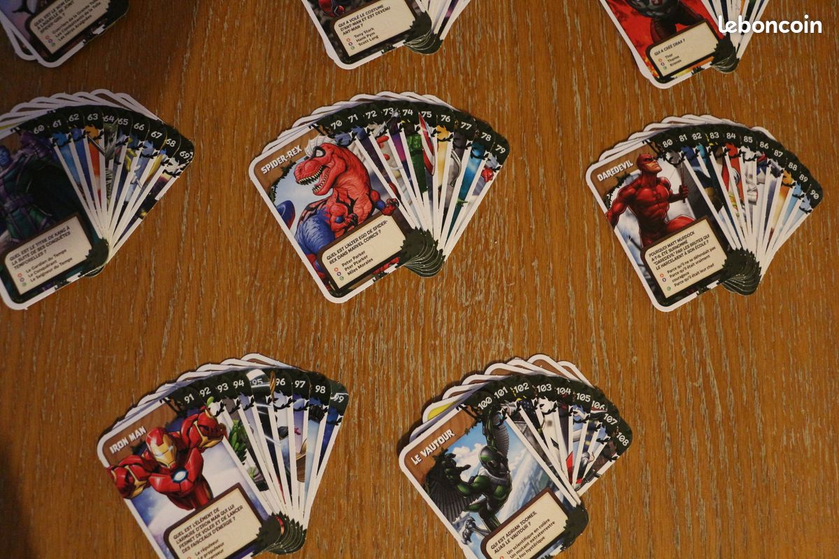 Cartes Explore l'univers Marvel avec Groot, Leclerc (2024) - 108 cartes, collection complète (image 4)