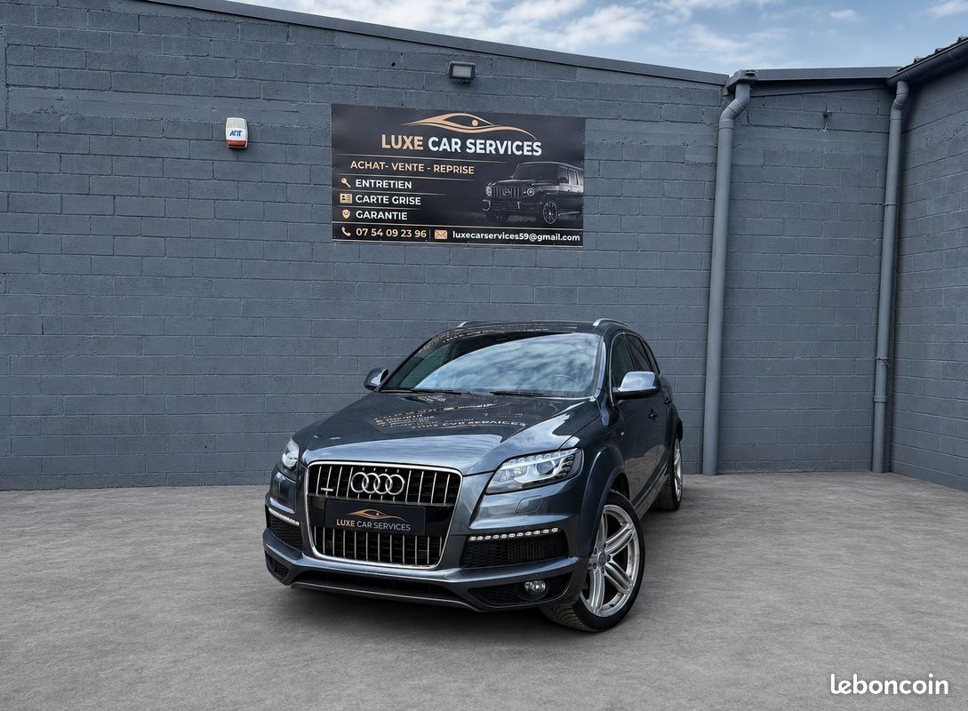 AUDI Q7 3.0 V6 TDI 245ch S line / 7 places 174000KM / GARANTIE (image 1)
