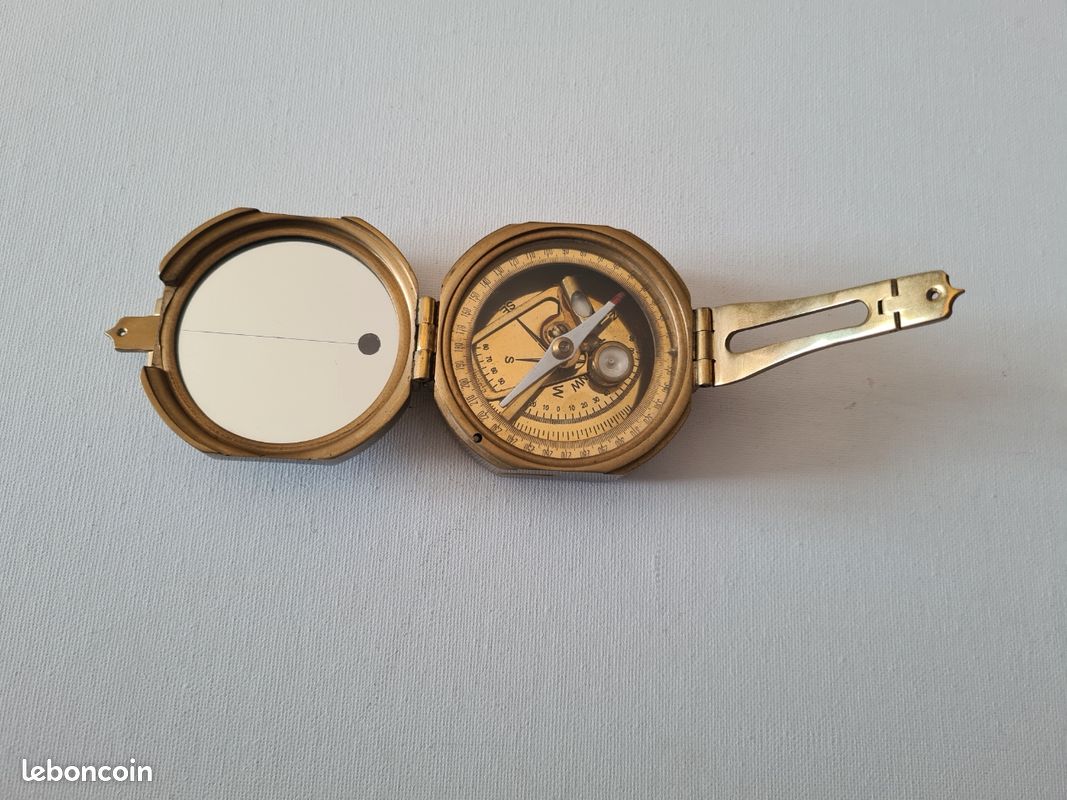 Boussole Militaire Britannique WW2 Mark III Boussole Nautique En Laiton Mark III WW2 – Réplique Militaire Britannique, Style Vintage Boussole Collection Décoration