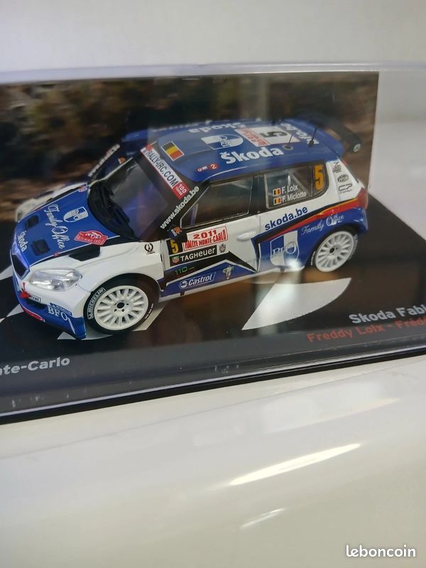 Modellino in miniatura Skoda Fabia 1/43 IXO R5 Evo No.28 Rallye WM