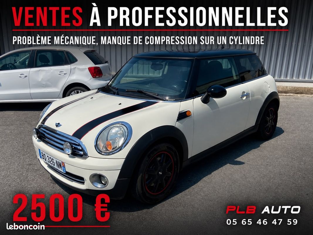 Mini MINI ONE 75CH PROBLEM MECANIQUE VENTE A PRO DE LAUTO (image 1)