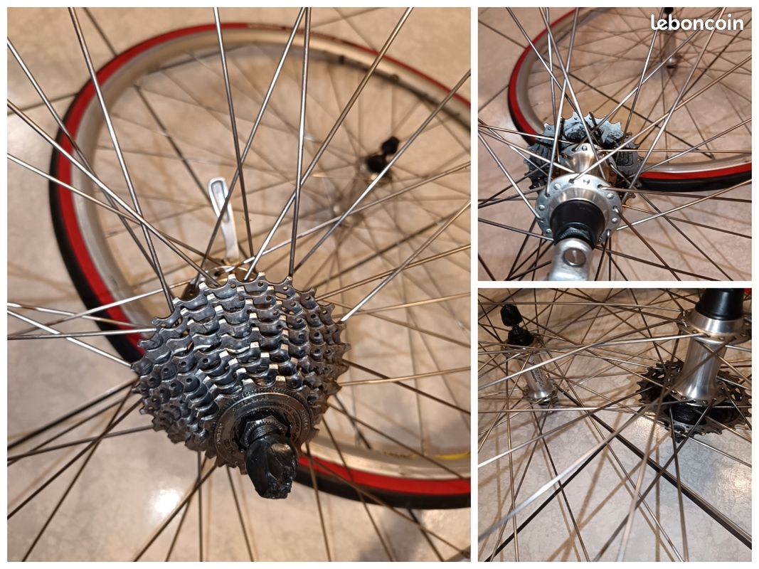 Paire Roues Mavic Cxp 23 Diam 650 9 Vit - Troc Vélo Paire Roues Mavic Cxp 23 Diam 650 9 Vit - Troc Vélo