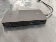 Station D'accueil USB C GIQ - HUB Triple Affichage 2 HDMI + VGA, USB 3.0, Lecteur SD/TF - Compatible MacBook M1 M2