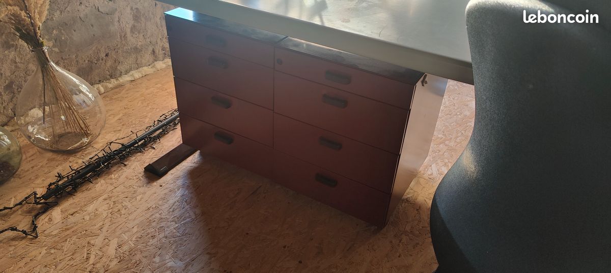 Bureau + 2 caissons (image 4)