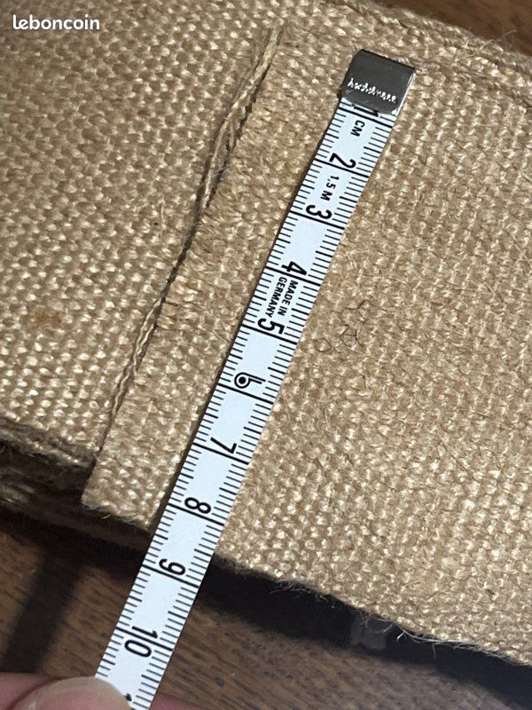 8 mètres de toile de jute en bande pour création diy (image 2)