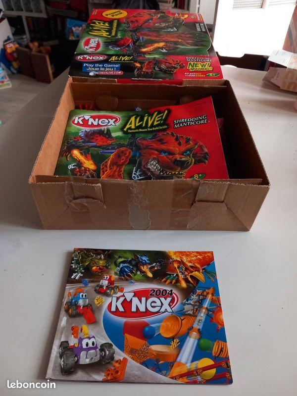 Jeu de construction rétro K'NEX Alive - Shredding Manticore (Réf 11039) - 100% Complet avec Boîte et Notice Tbe (image 9)