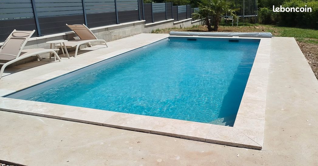 Margelle De Piscine Travertin Aménagement Extérieur (image 3)