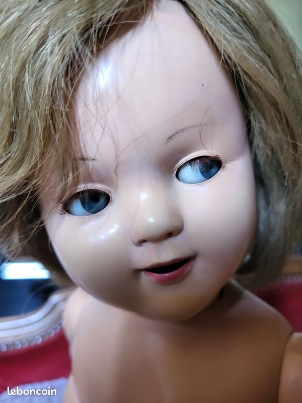 Ancienne poupée Raynal Marianne F 40 Yeux dormeurs 56 cm ann 75