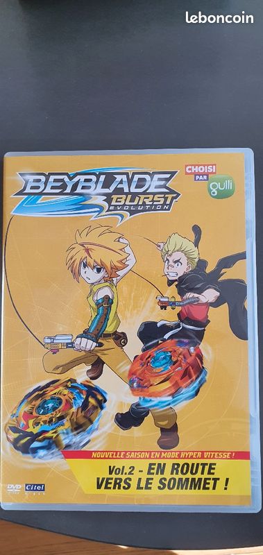 DVD Beyblade Burst Évolution / vol 2 / en route vers le sommet (image 1)