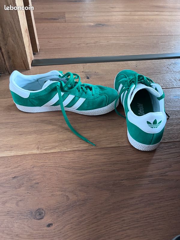 Basket adidas gazelle vertes (image 3)