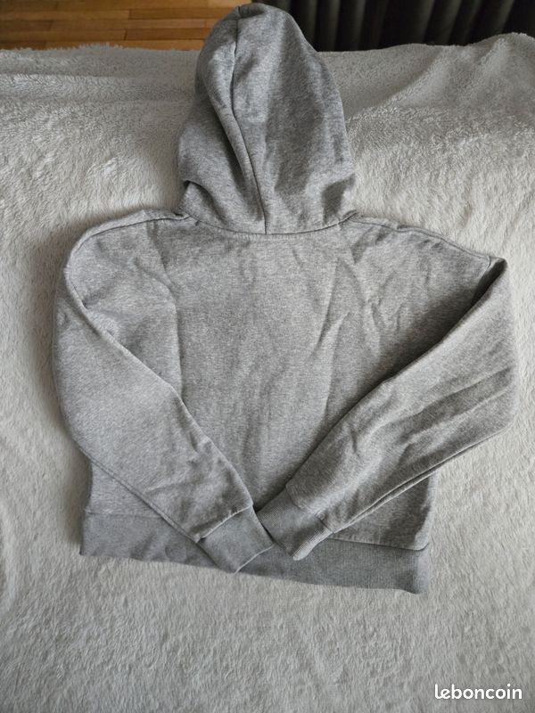 Sweat under armour neuf gris chiné- 12 ans- taille 159 à 160 cm (image 4)