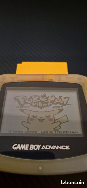 Jeu Game Boy Pokémon Jaune - Version Originale, Très Bon état, Boîte Et Instructions Incluses