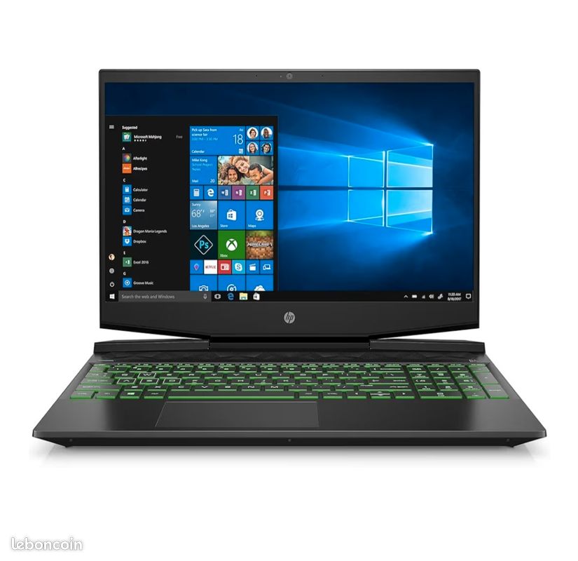 HP Pavilion Gaming 15-dk1003sf PC Portable Gaming sans disque dur ne s'allume plus (image 1)