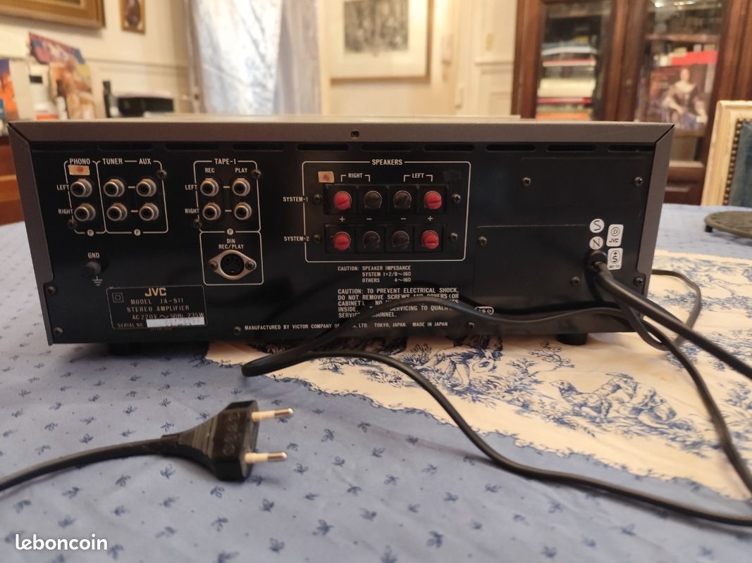 1 x capot pour amplificateur JVC JA-S11