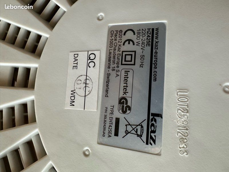 Radiateur soufflant Honeywell (image 3)