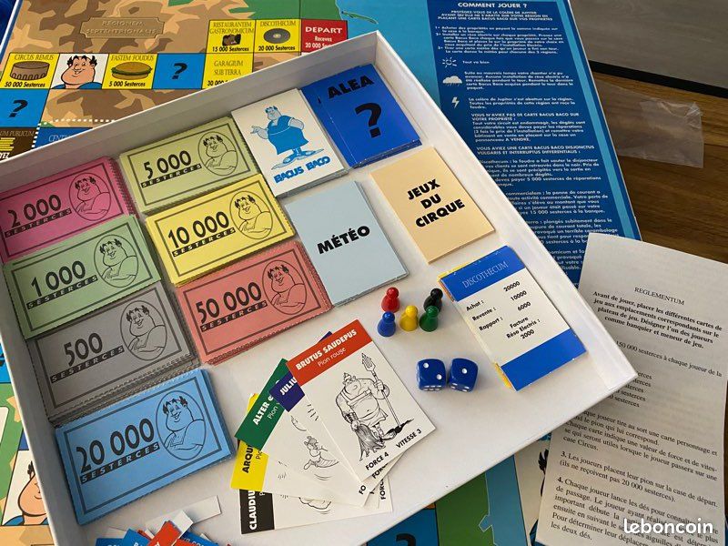 LA COLÈRE DE JUPITER / JEU / COMPLET / BACO / Le jeu exclusif BACO / esprit ASTÉRIX (image 2)