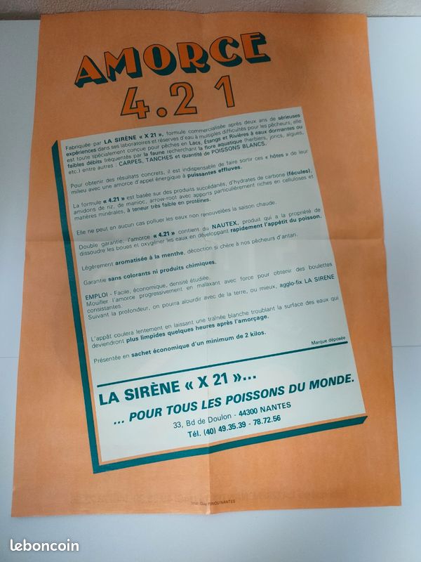 Appât vintage non marqué possible Makinen 3,25