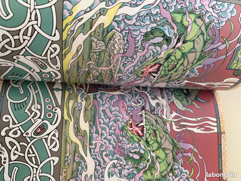 Livre très rare "Le livre des conquêtes", de Jim Fitzpatrick, éditions Coop (image 4)