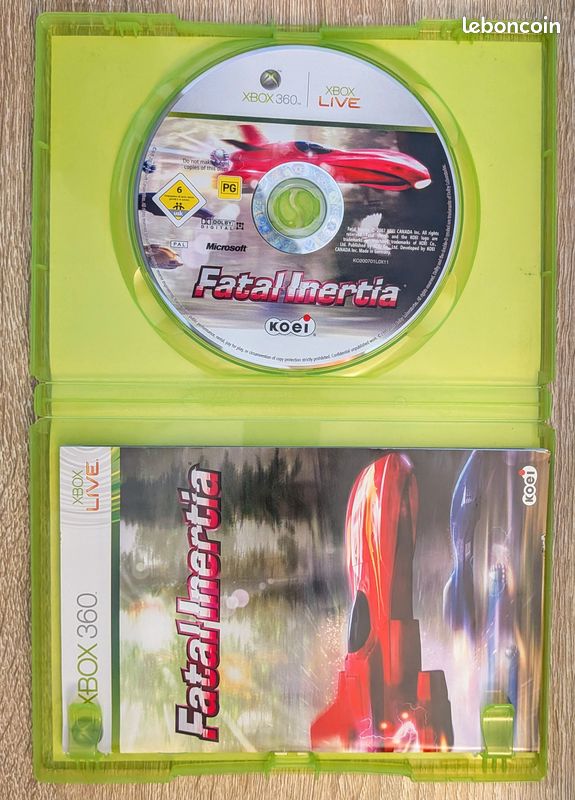 Jeu Fatal Inertia Xbox 360 - PAL FR - Complet Boîtier Notice - Très Bon état