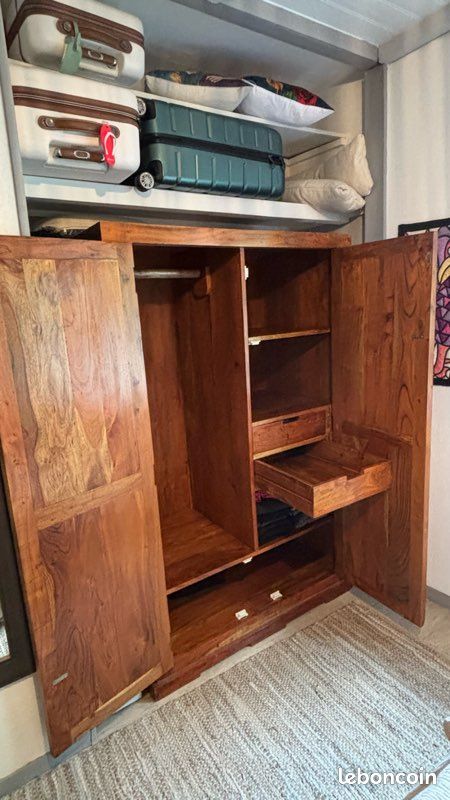Armoire indienne en accacia massif (image 2)