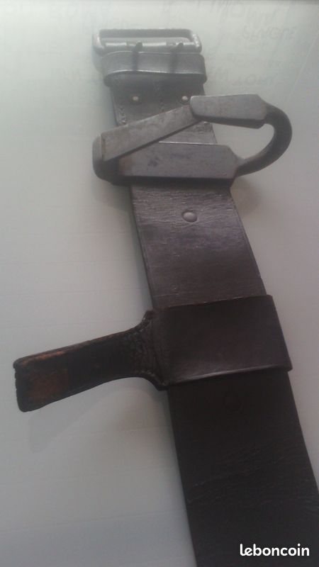 Ceinturon ancien cuir (image 2)
