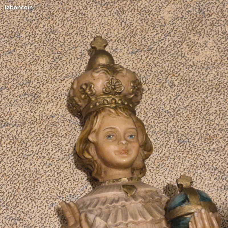 Ancienne statue en platre enfant jésus de prague (image 2)