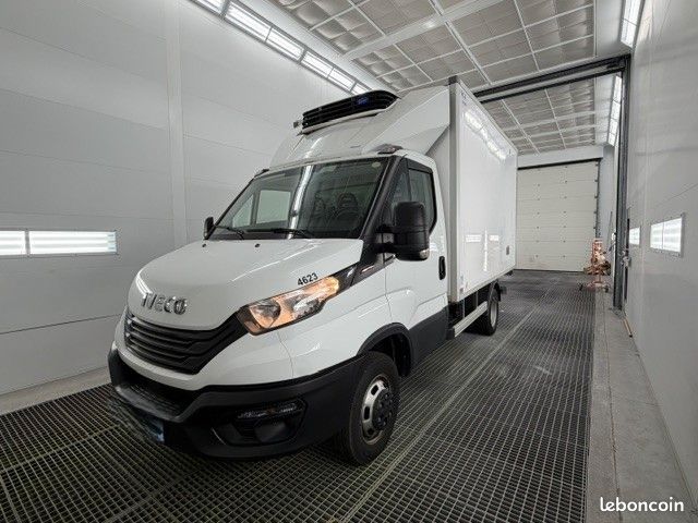 Iveco Daily CHASSIS CABINE FRIGO 12M3 160 CV ROUES JUMELEES HAYON CAISSE CAZAUX GROUPE THERMOKING... (image 3)