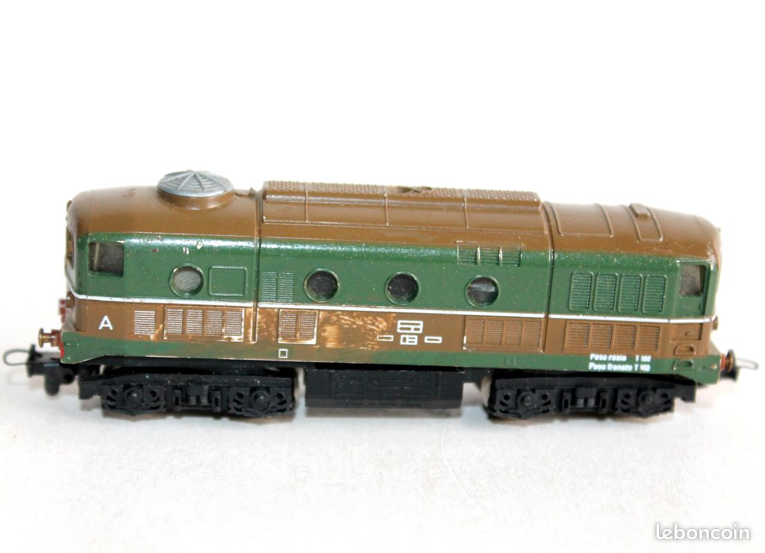 Rare lima micromodel n 1/160, REF 201 locomotive motrice diesel d341 fs italia - fonctionne (image 3)