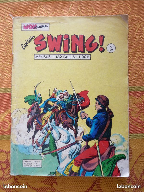 BD "Capt'ain Swing " (1re série) N°99-126-127-153-165-175-184 (image 1)