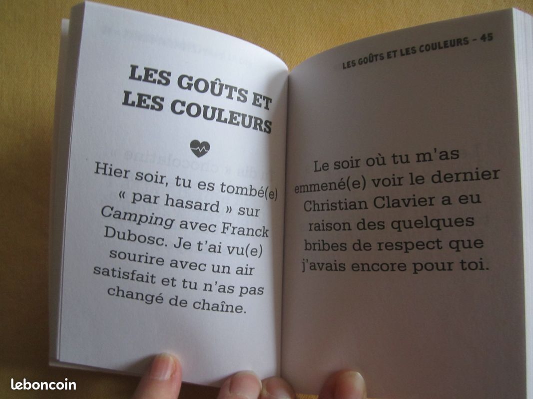 Petit livre : Phrases de rupture à la con de Monsieur Jo (image 4)