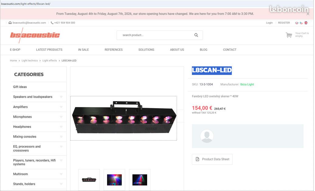 Sono en rack ABS 250 watts + PC Portable + 2 Enceintes 250 Watts (image 12)