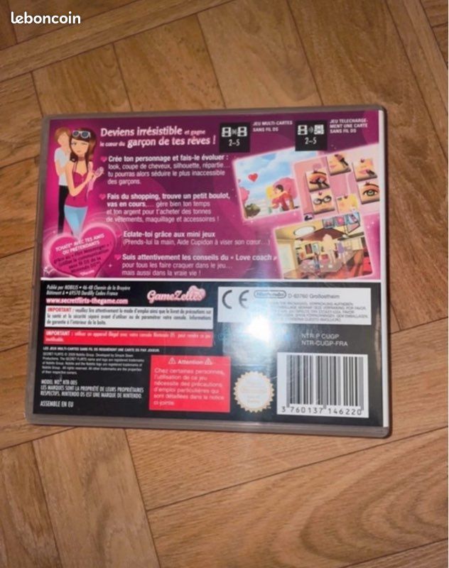 Jeu Nintendo DS «Secret flirts» en très bon état (image 2)