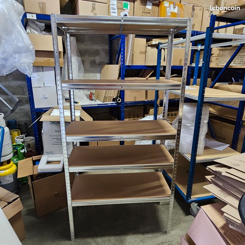 Lot Étagères de Stockage Lourd Gondole Rayonnage (image 4)