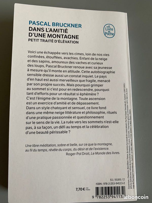 Pascal Bruckner Dans l’amitié d’une montagne - poche (image 2)