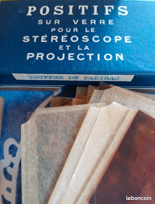 URGENT LOT INSOLITE de POSITIFS sur VERRE ANCIENS - VINTAGE- (image 2)