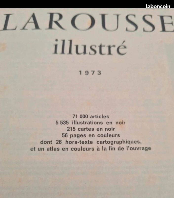 Dictionnaire ancien 🌺 Larousse 1973 (image 8)